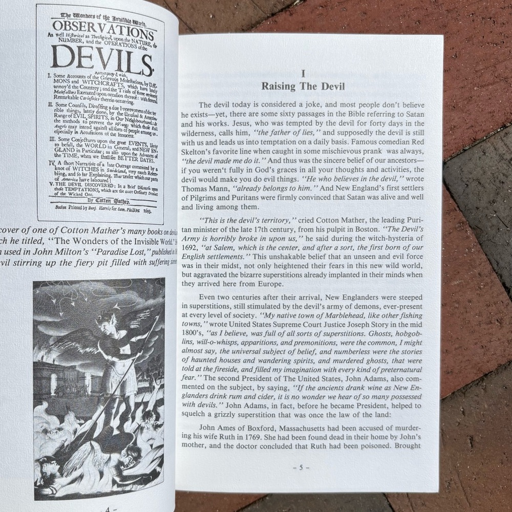 1990 Olde New England's Strange Superstitions Witches Black Magic Salem MA Devil - Picture 3 of 10